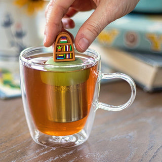 Plant Bookshelf Floating Tea Steeper