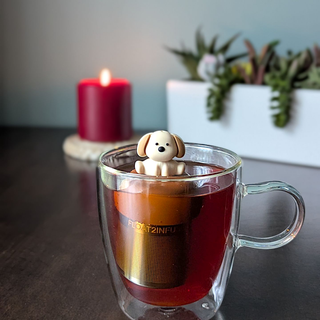 Beige Dog | Floating Tea Steeper