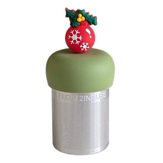 Red Christmas Ornament | Floating Tea Steeper
