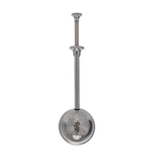 7"L Push Style Tea Ball Strainer Stainless Steel