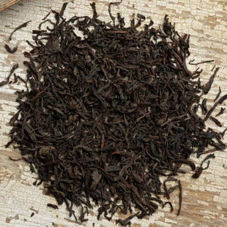 Photograph of Keemun Loose Tea Leaves, available in tea bags, steep and serve iced tea, custom tea blends in Lancaster PA. Shop for  tea now at pureblendtea.com