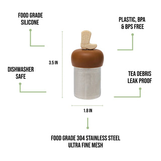 Floating Cowboy Boot Tea Infuser