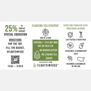 White Brown Kitty | Floating Tea Steeper