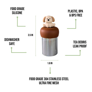 Beige Dog | Floating Tea Steeper