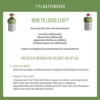 Floating XOXO Heart Candy Tea Infuser